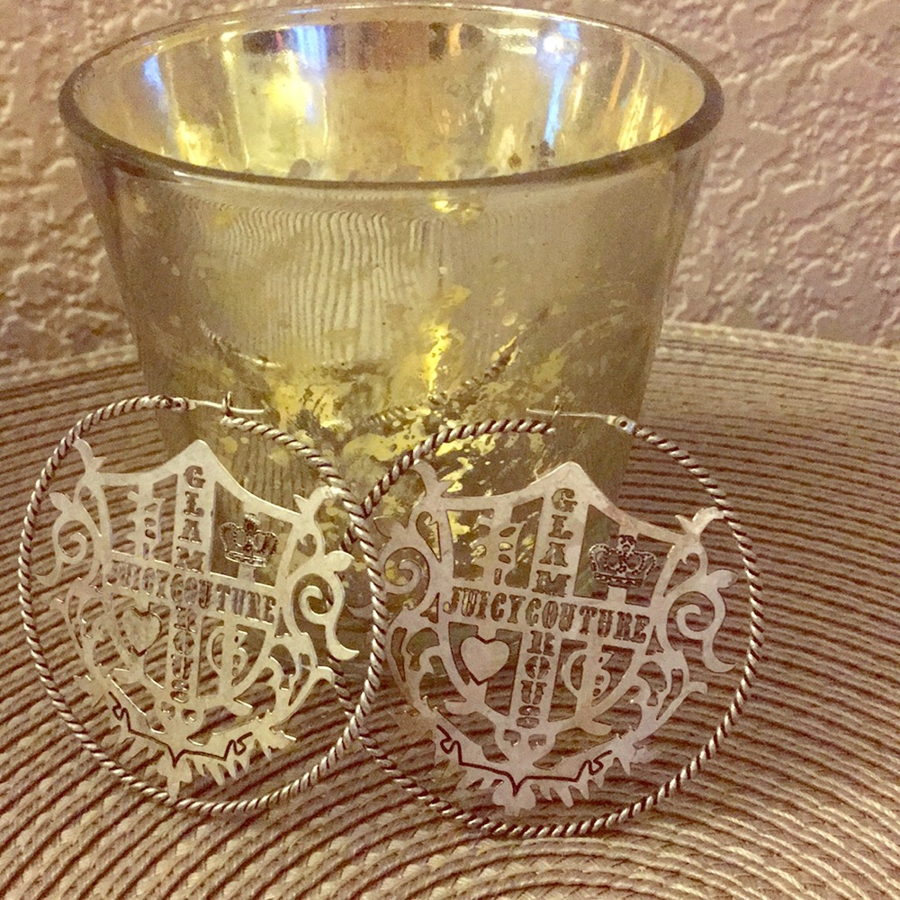 Juicy Couture Hoop Earrings (Glamours)